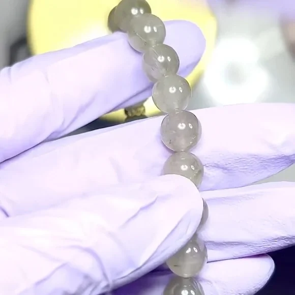 Green Rutilated Quartz Bracelet - Picture 5 of 7